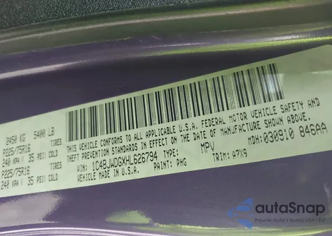 2017 Jeep Wrangler Unlimited Sport 4X4 z USA, uszkodzony, nr VIN 1C4BJWDGXHL626794